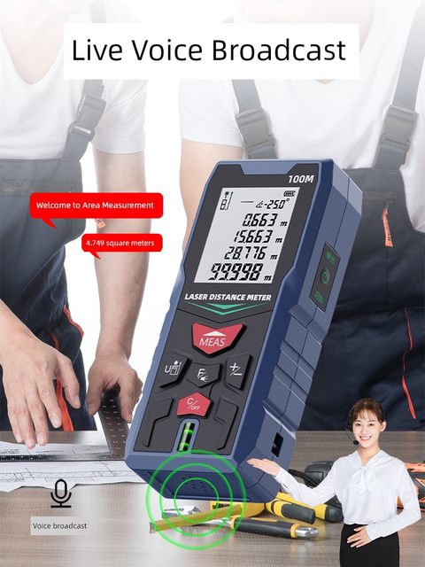 Changshengde outdoor rangefinder laser green light room measuring tool handheld electronic ruler high-precision infrared measurement ruler