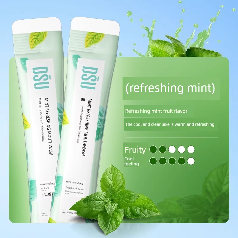 【Buy 3 Items, the 3Rd Item】Refreshing Mint Fruit Mouthwash Lemon for Fresh Breath and Clean Breath 12 — 1
