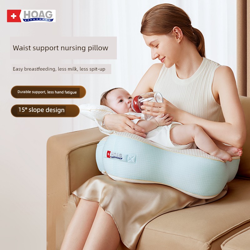 Hoag Nursing Pillow Newborn Feeding Aid for Direct Feeding, Sitting Feeding, Cuddling, Waist Support Cushion, Breastfeeding Pillow — 2