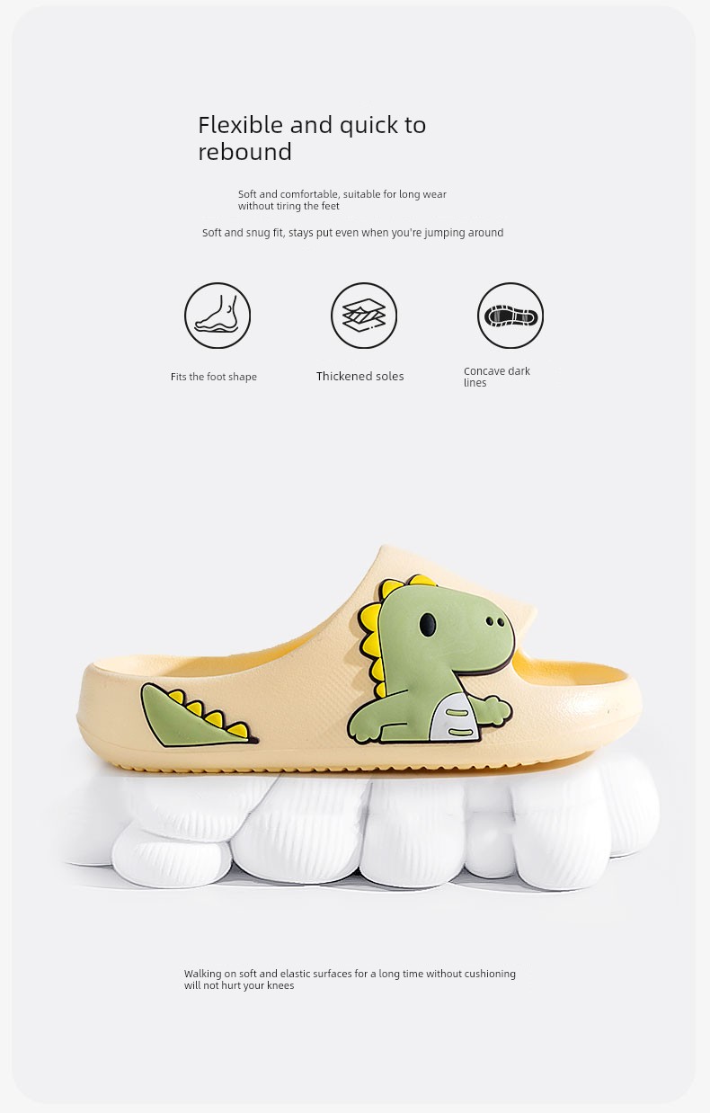 Pig Daddy Boys' Slippers Summer Children's Slippers Indoor Home Non-Slip Bathing Little Girl Baby Parent-Child Slippers — 8