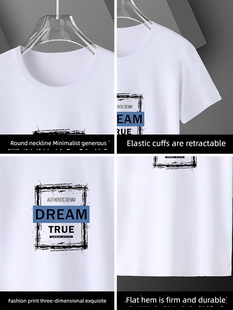 modal  Romon man summer Thin money Half sleeve T-shirt