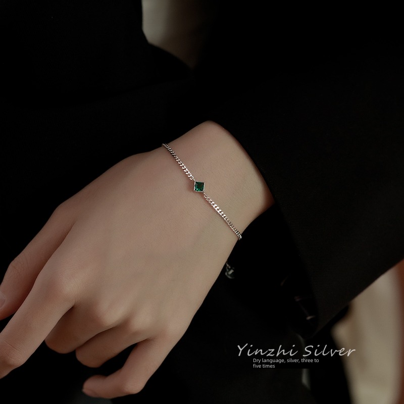 jewelry 925 Sterling Silver girl student Minority Design Bracelet