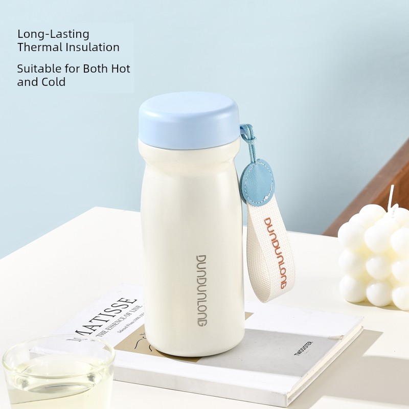 Insulated Cup for Women, Stylish Stainless Steel Water Bottle, 2026 New Model, Mini Compact Portable Children's Pocket Cup