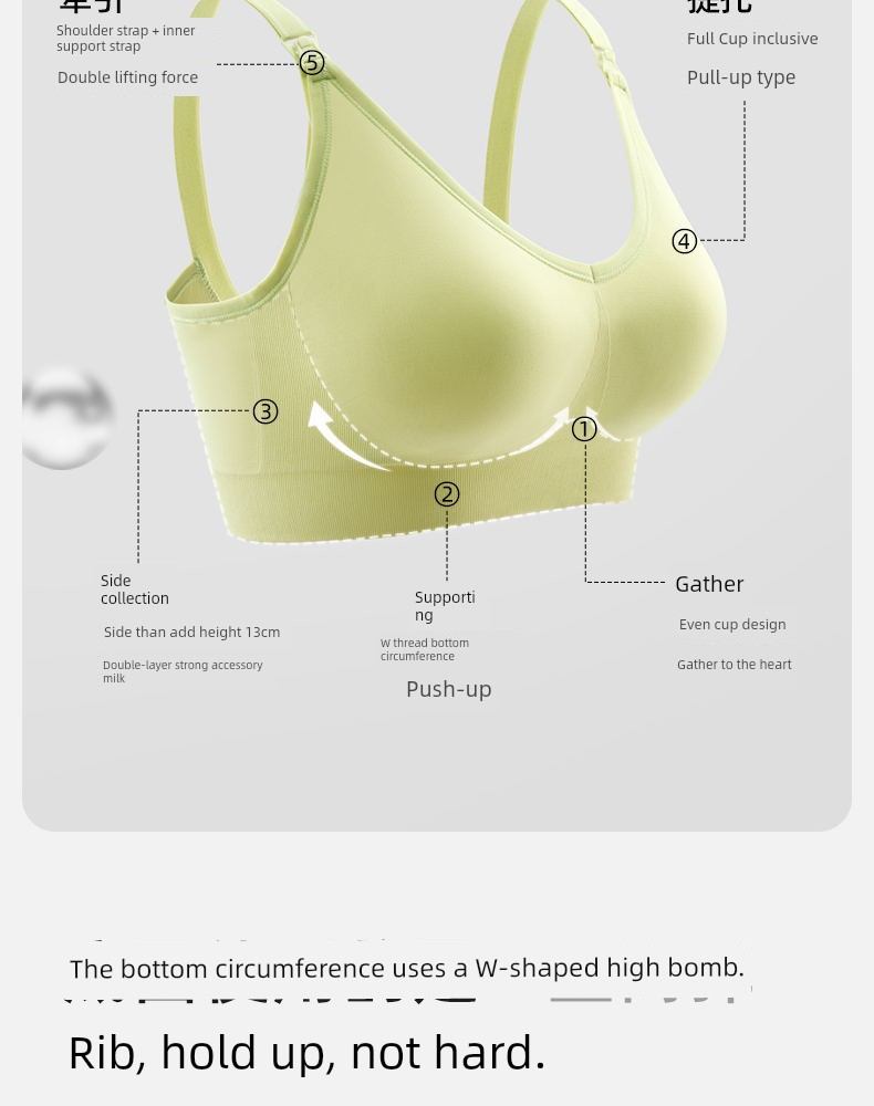 October Crystalline Nursing Postpartum Spring and Autumn Bra Pregnant Women — 12