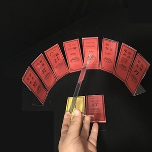 13*6cm thickened acrylic transparent light supply Lamp Supply Paper safe light Supply Paper Display stand