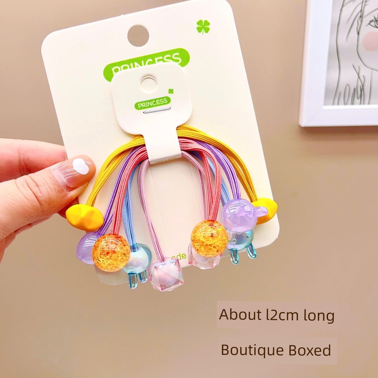 K-style Baby Five-Pointed Star Rubber Band Highly Elastic Hair Rope — 25