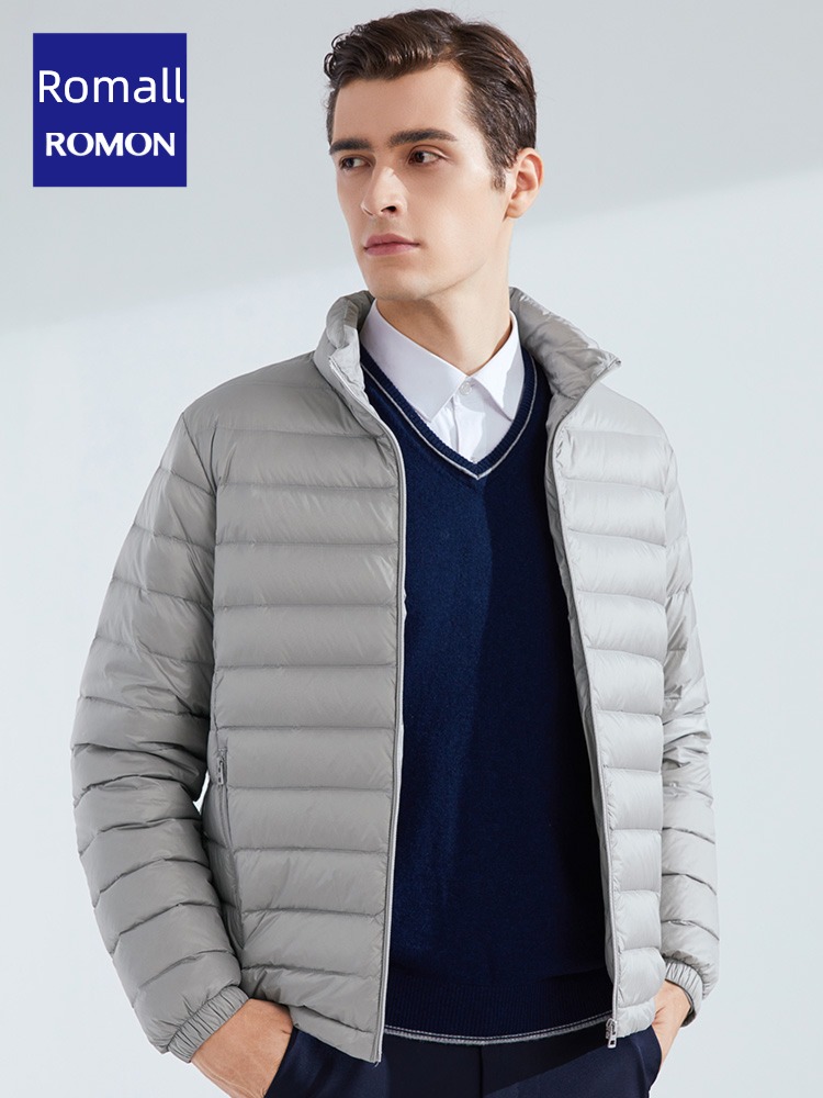 Romon Zero pressure Frivolous Versatile have cash less than that is registered in the accounts stand collar Down Jackets