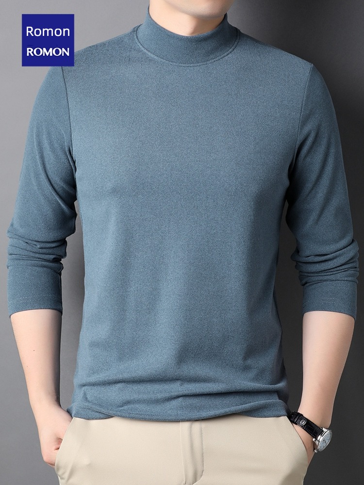 Romon man keep warm Undershirt Sweater Long sleeve T-shirt