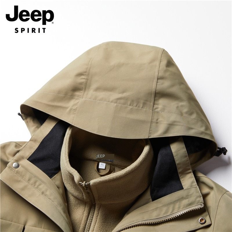 jeep Autumn and winter work clothes Inner bladder keep warm loose coat Jacket
