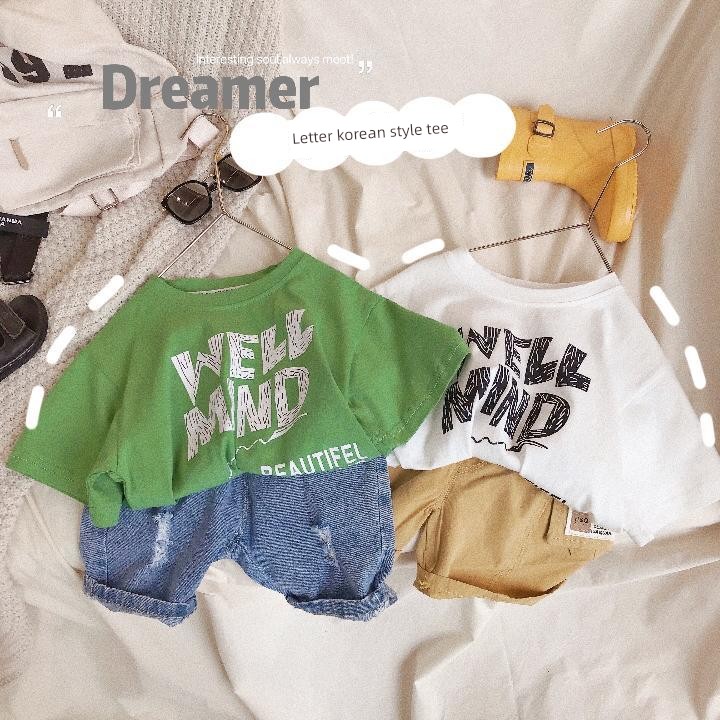 Boys' Short-Sleeved Pure Cotton T-Shirt, Kidsren's Summer Bottoming Shirt, Baby Girl's Half-Sleeved Top, Versatile and Simple, 2026 New Style — 10