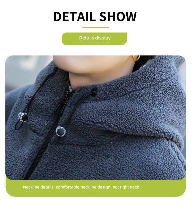 Plush Autumn and winter leisure time trend thickening Put on your clothes lamb