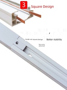 LED Track Light Track Bar 1 M 1.5 M Clothing Store Spotlight Lamp in the Living Room Commercial Track Slot Adapter Acces