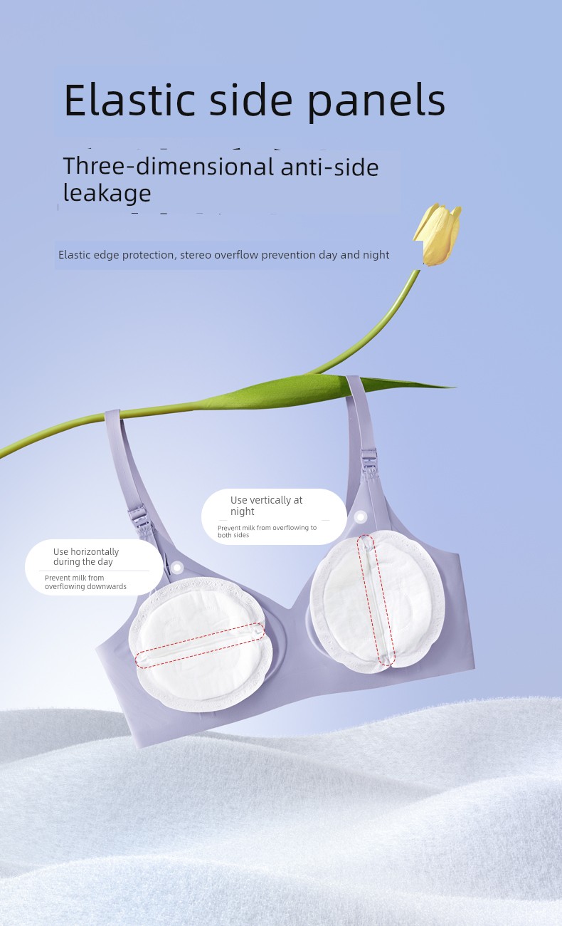 October Crystalline Ultra-Thin Milk Leakage 30 Pieces Anti-Overflow Breast Pad — 12