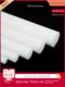 Nylon rod Plastic rod PA6 nylon rod Round rod tough rod solid 5-300mm plastic rod processing