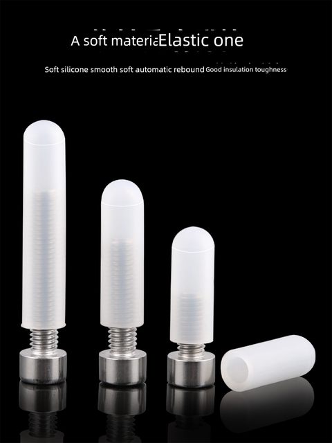 High temperature resistant silicone screw protective sleeve thread anti-collision tube sleeve spray paint sand paint electroplating electrophoresis rubber dust cap