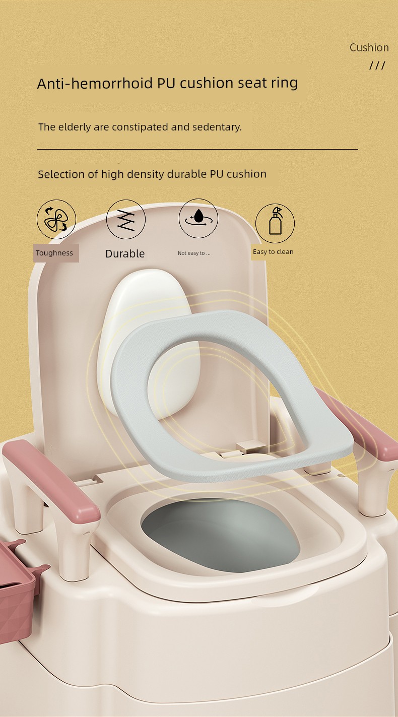 Movable For Home Elderly Deodorizing Filter Indoor Toilet — 6