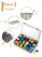 Frequently Hut parts storage box screw tool rectangular plastic box hardware accessories component classification multi-grid transparent
