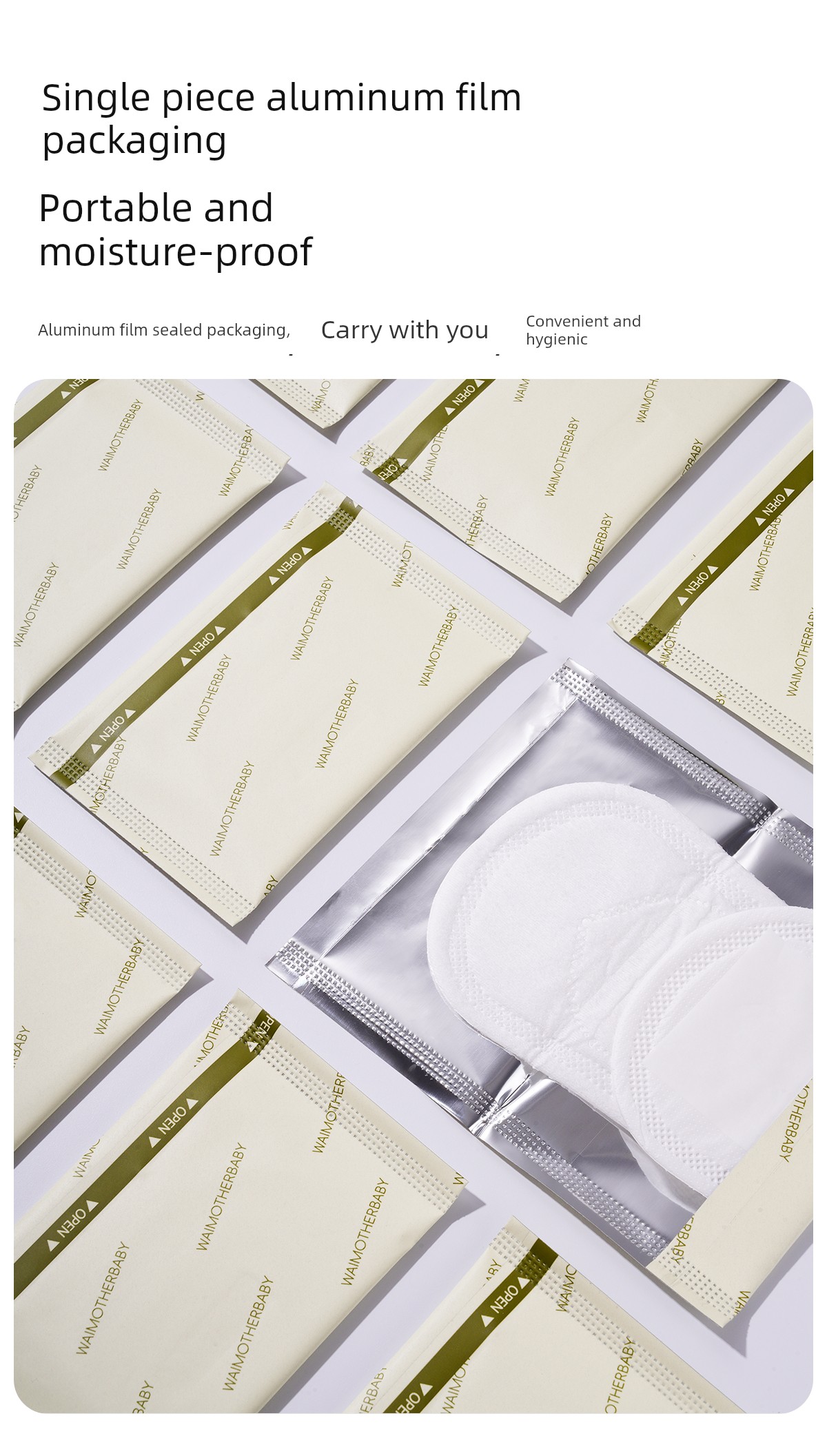 Wowai Maternity Sanitary Pads, Maternity Sanitary Napkins, Pregnancy Pads, Leak-Proof Widened and Lengthened Nursing Pads — 5