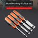 Woodworking chisel special steel heart handle wooden chisel flat chisel flat chisel flat shovel chisel woodworking tools collection handmade set