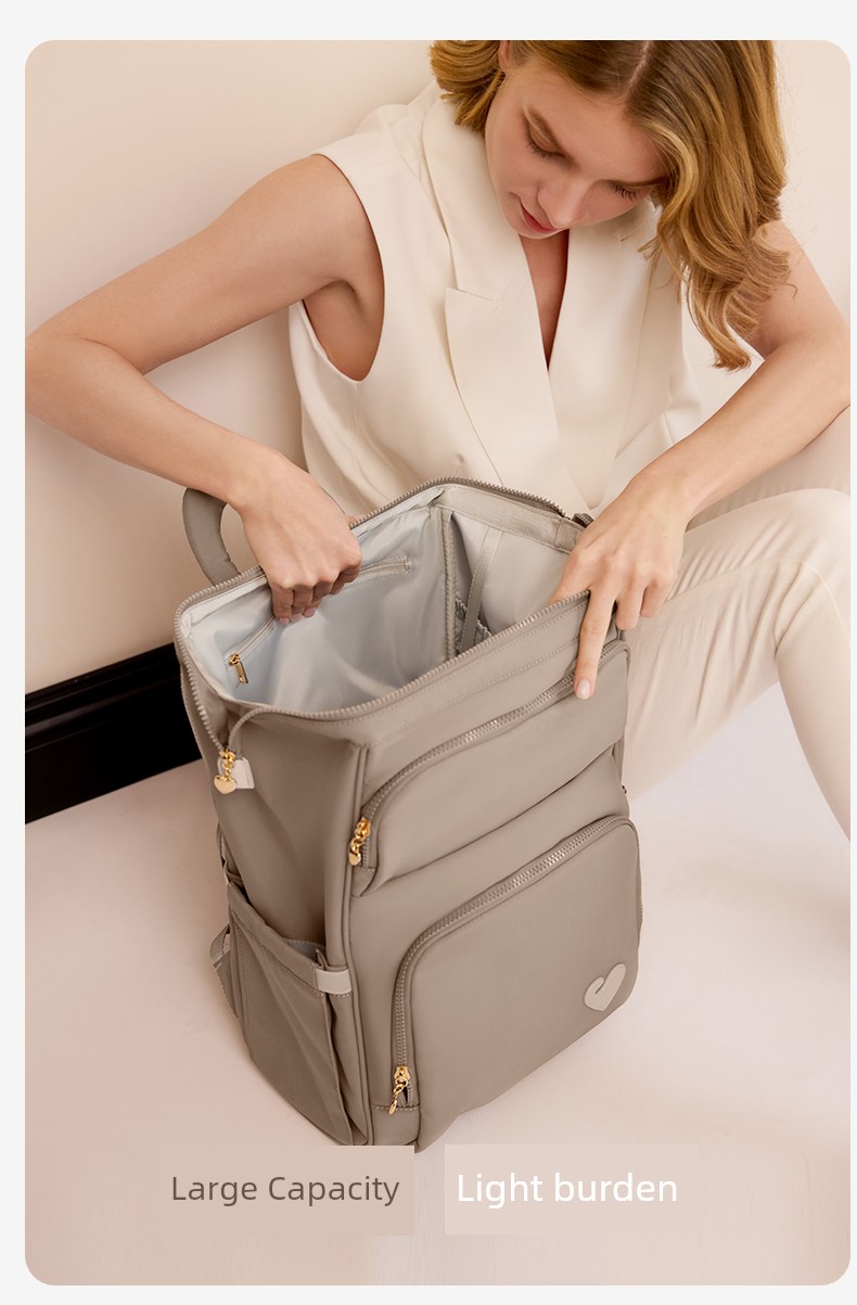 Loveloc Mommy Bag, Lightweight Large-Capacity Backpack for Mothers and Babies When Going Out, Multifunctional Backpack, New Model — 18