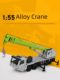 Kaidiwei alloy engineering vehicle model 1 55 heavy duty crane large crane car toy vehicle original simulation vehicle