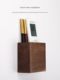 Remote control storage box solid wood punch-free living room TV air conditioner wall hanging wall bedroom mobile phone storage rack