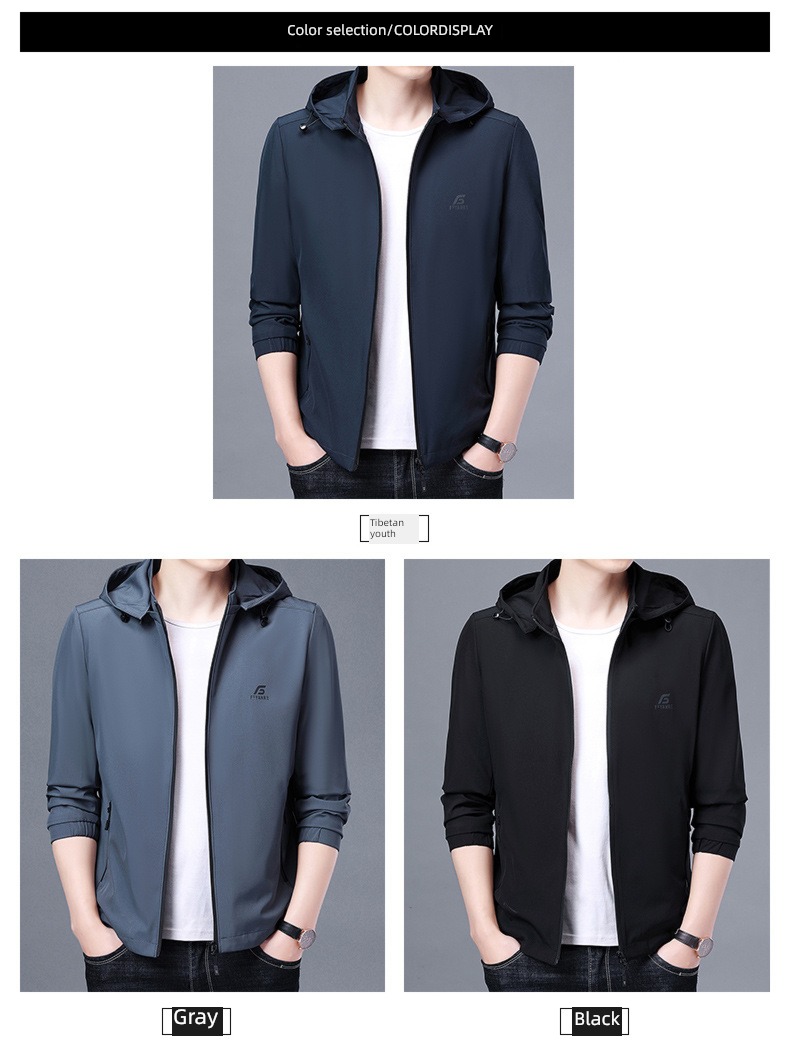 hyz  Spring and Autumn easy middle-aged person Jacket