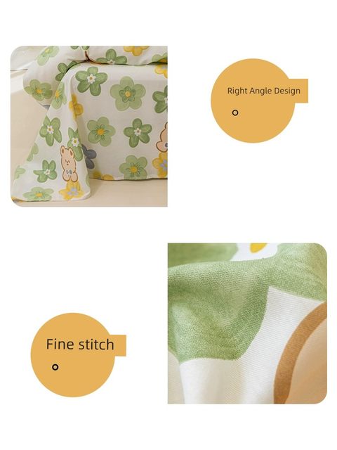 Pure cotton sheets single piece 100 cotton thickened single 1.5 meters double bed single dormitory three-piece set big bed tatami