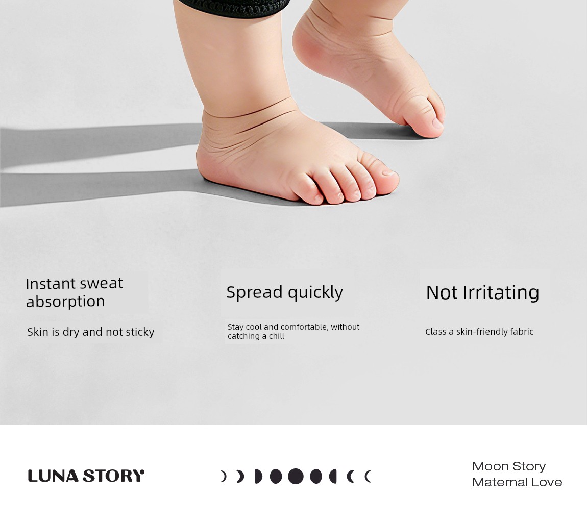 Lunastory Knee Pads, Baby Crawling Elbow Pads, Anti-Slip Children's Toddler Knee Protectors, Anti-Strain — 16