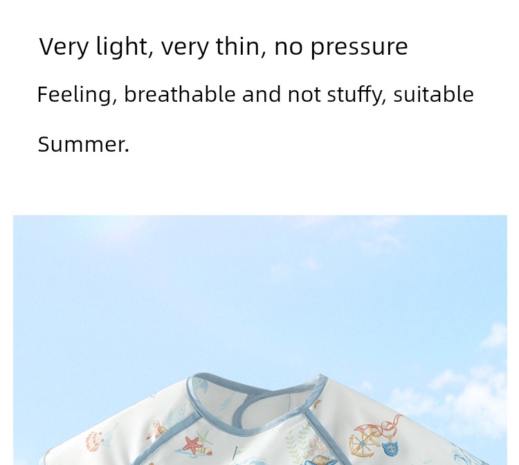 Babies' Baby Food Supplement Sleeveless Summer Eating Bib — 16
