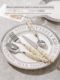 Kawashimaya French Steak Knife and Fork Western Tableware Two-piece Set High-end Stainless Steel Three-piece Full Set of Knife and Fork Spoon