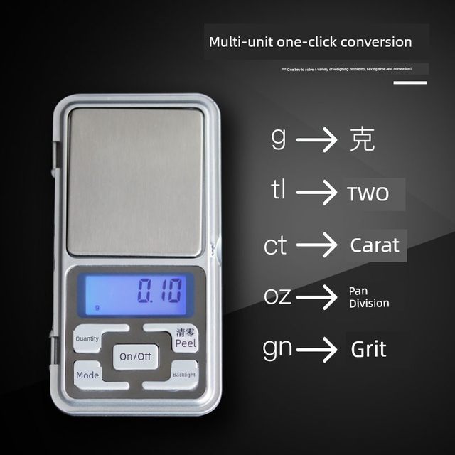 Accurate portable balance mini jewelry scale electronic scale 0.01g high-precision tea weighing gold scale small scale