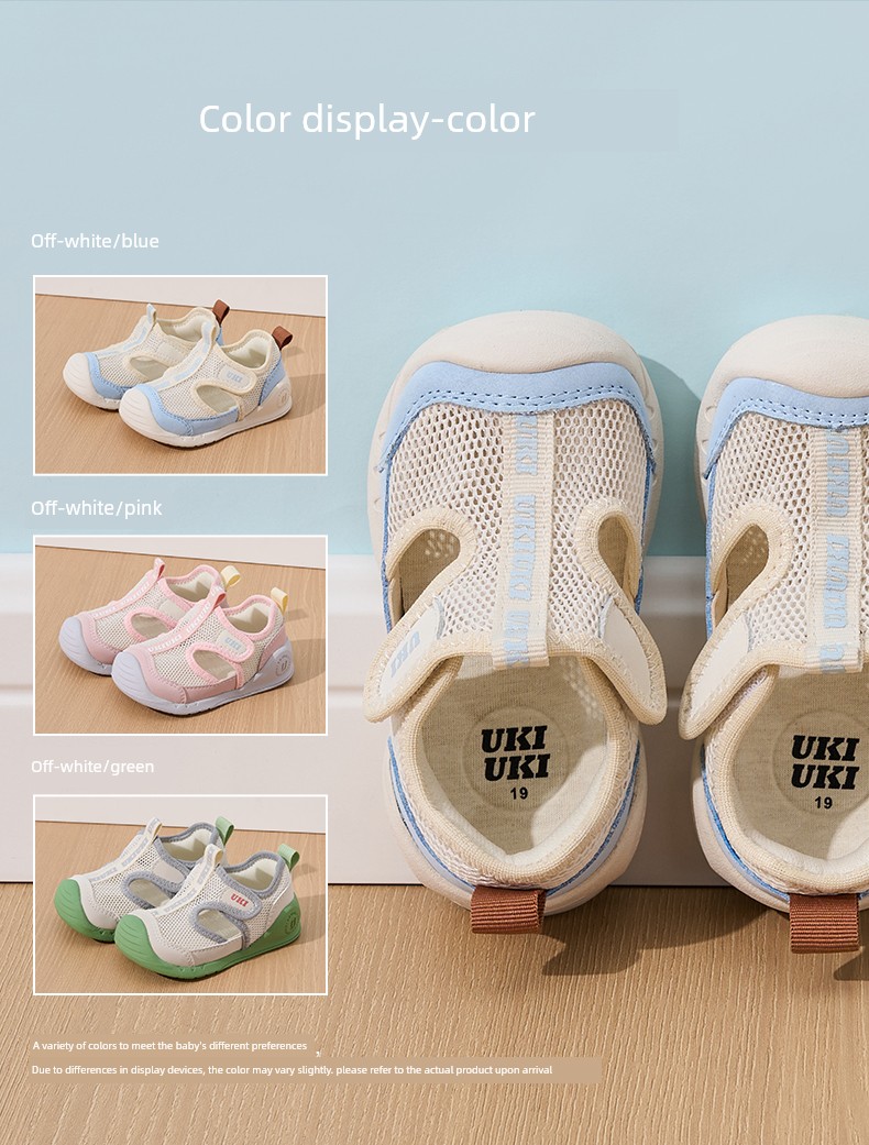 Ukiuki Baby Toddler Shoes, Wide-Fit Children's Shoes for Infants and Toddlers, Boys' and Girls' Sandals, Wide-Fit Barefoot Breathable Functional Shoes — 3