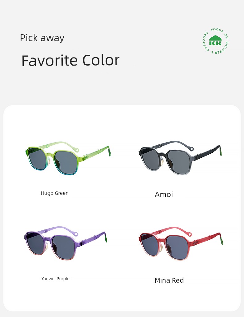 Foldable Sunscreen for Boys Baby Girl Polarized Sunglasses — 44