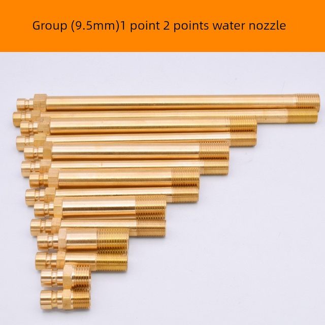 9.5mm mold water nozzle copper quick joint water nozzle open mold temperature machine 1234-minute group lengthened fast joint