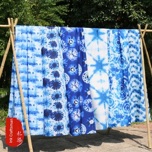 Printed Imitation Tie-Dye Fabric Ethnic Style Indoor and Outdoor Ceiling Decoration Kindergarten Environment Creation Cl
