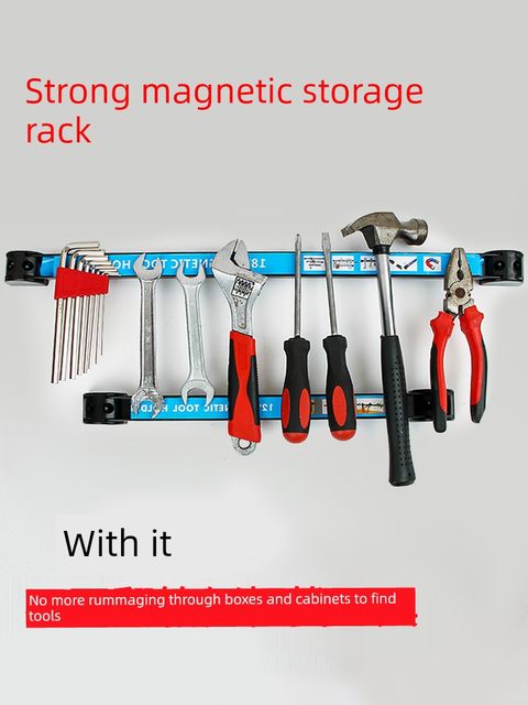 Strong magnetic tool holder Strong magnet hardware tool kitchenware iron products storage magnetic stand magnetic ferromagnetic strips