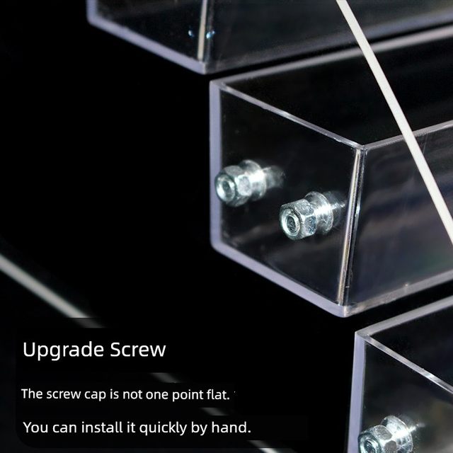 Nail polish display stand desktop acrylic multi-layer transparent nail art shop lipstick nail glue tool display stand storage stand