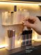 Lipstick partition storage box can be glued to three-part storage rack transparent acrylic dustproof and moisture-proof cosmetic storage box
