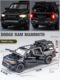 Dodge Tyrannosaurus Rex Pickup Alloy Car Model Boy Gift Ornaments Collection 1 32 Simulation Metal Toy Car