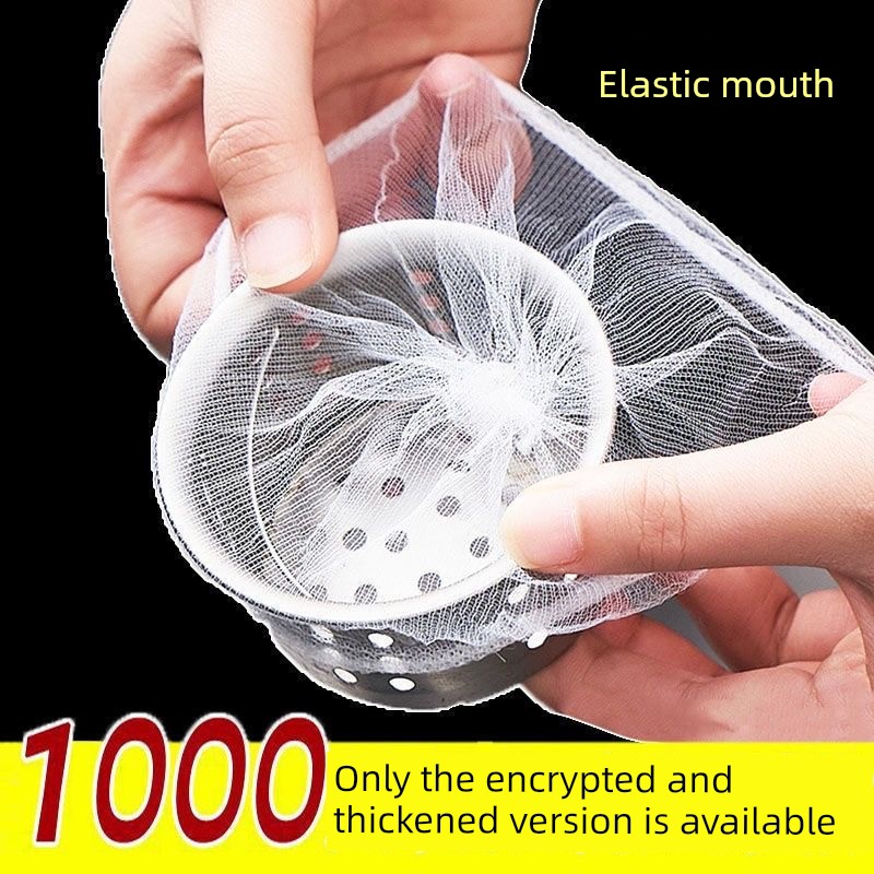 Disposable Kitchen Sink Garbage Filter Net for Drain, Dishwashing Basin, Leftover Food, and Sink Cleaning Drain Net