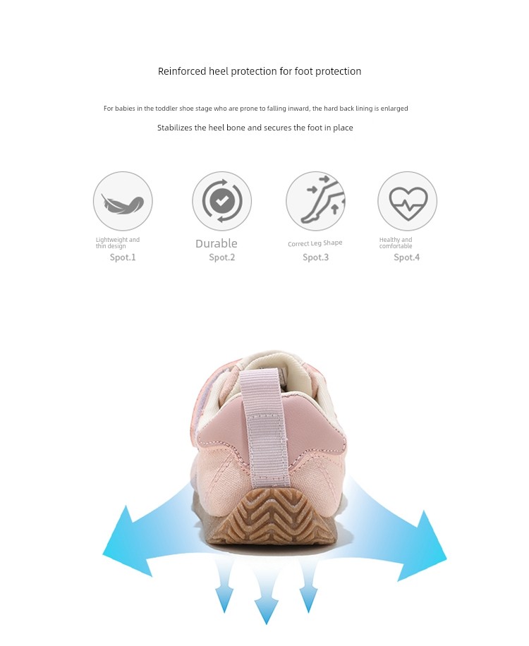 Abckids Girls' Super Stylish Shoes Children's Sneakers 2026 New Autumn Student Running Shoes with Soft Soles — 4