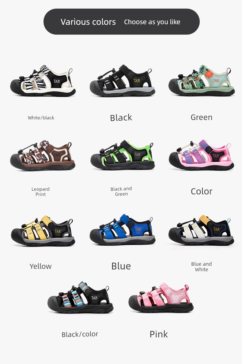Tyrannis New Summer Sandals for Children, Outdoor Sports Shoes for Boys, Breathable Non-Slip Shoes for Girls, Water Shoes for Girls — 5