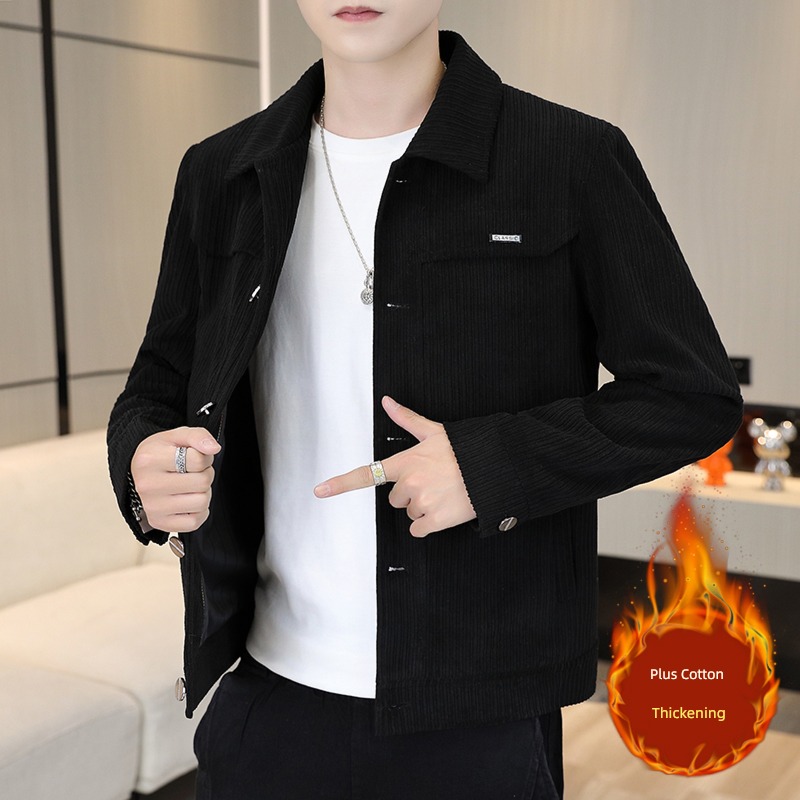 have cash less than that is registered in the accounts Autumn and winter Light luxury Woollen cloth jacket man loose coat