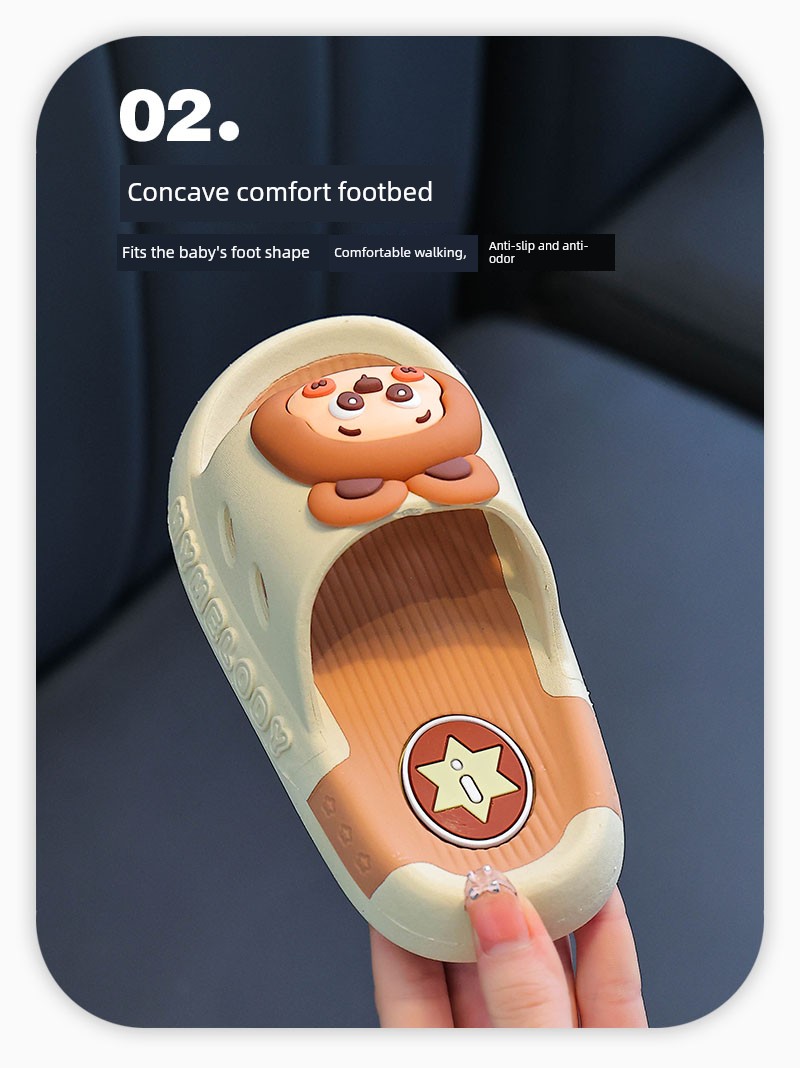 Star People Children's Slippers for Girls 2026 New Summer Non-Slip Soft Sole Kids Indoor Home Boys' Sandals — 5