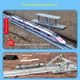 New Fuxing high-speed rail alloy green simulated train sound and light door opening red train model children's toys
