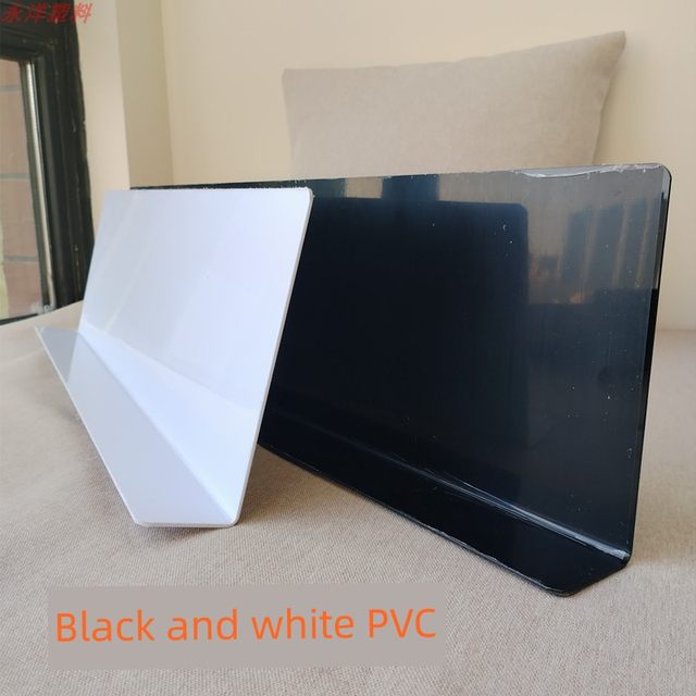 1.8MM thick L-shaped gap baffle storage board ugliness decorative baffle partition anti-cat plastic PVC white black