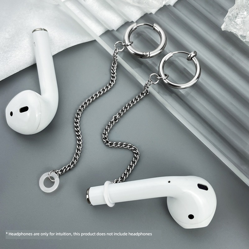 Bluetooth Simple and versatile male Loss prevention Earrings