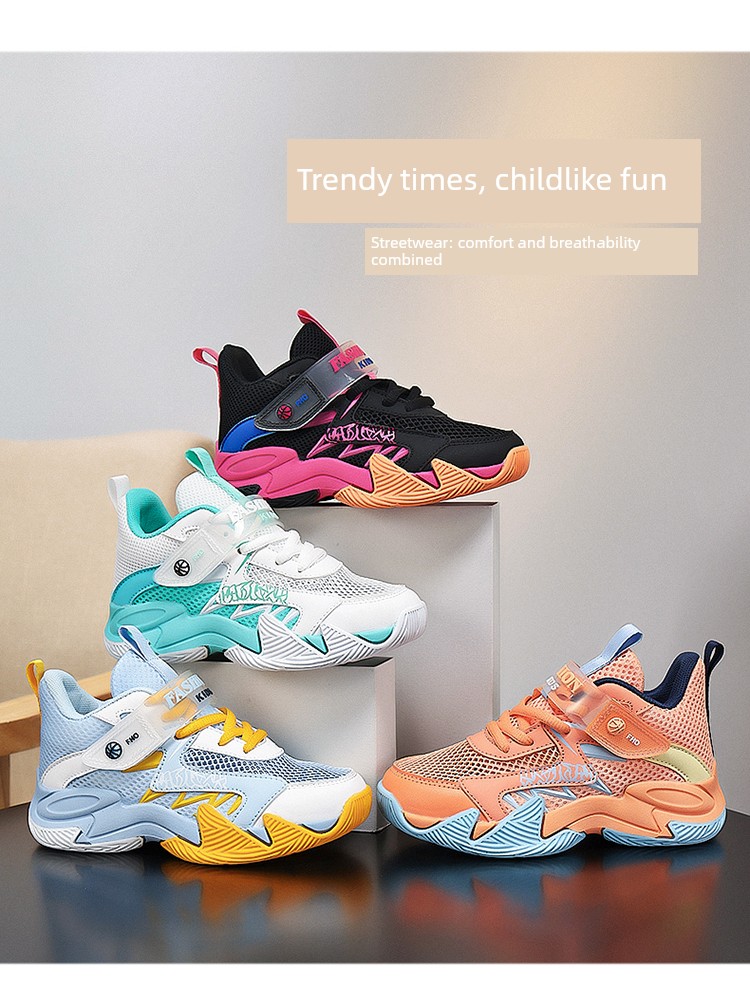 Zurich's New Girls' Sports Shoes for Autumn Are Breathable and Lightweight Children's Shoes for Older Children, Non-Slip and Dirt-Resistant Running Shoes — 5