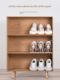 Space-saving shoe storage artifact double-layer thickened adjustable shoe rack shoe cabinet layer partition finishing shoes shoe box